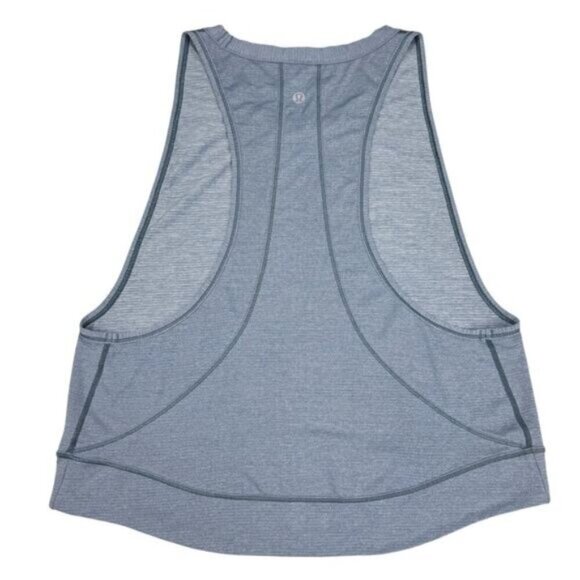 Lululemon Pace Perfect Tank Heathered Sterling Size 2 - Picture 8 of 9